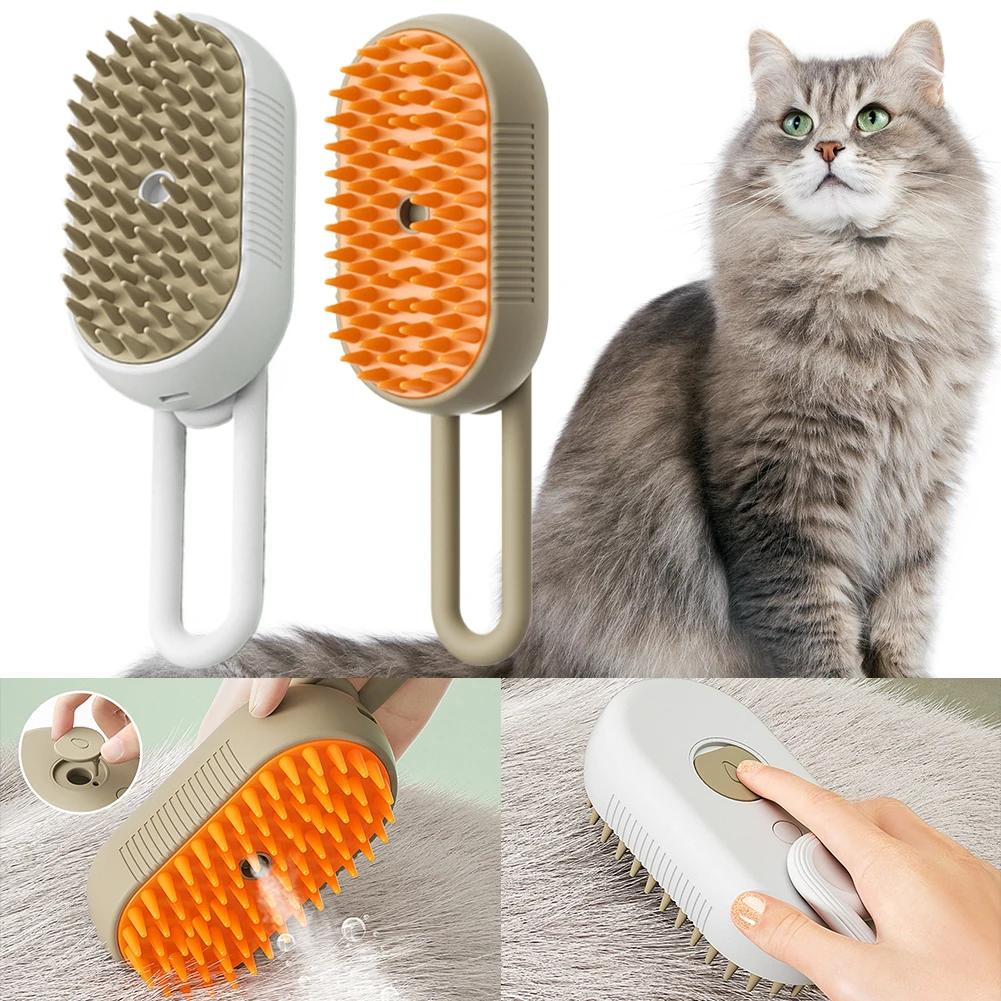 Spazzola a vapore per cani e gatti
